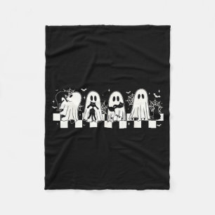 Manta Polar Gato negro de Halloween Fantasma Gato negro espelu