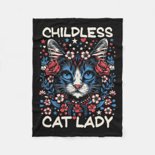 Manta Polar Gato sin hijos Lady Graciosa Gato Lover 4