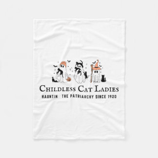Manta Polar Gato sin Niños Damas Hauntin El Patriarcado Kamala