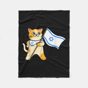 Manta Polar Gato sionista Bandera israelí pro israelí judío