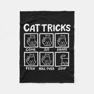 Manta Polar Gato Tricks Graciosos Regalos De Amante De Gatos P