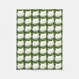 Manta Polar gatos blancos Thunder_Cove