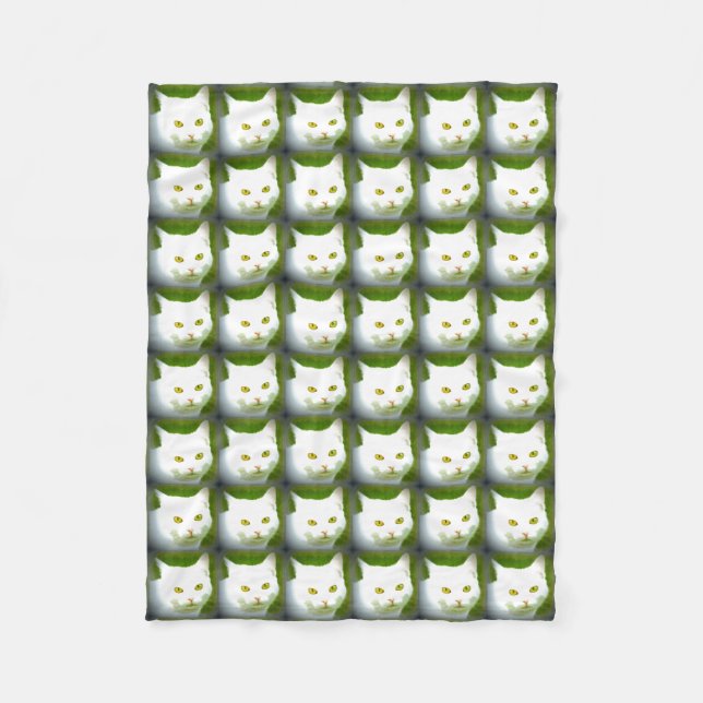 Manta Polar gatos blancos Thunder_Cove (Anverso)