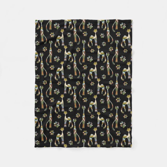 Manta Polar Gatos cortos (Anverso)