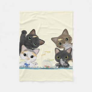 Manta Polar Gatos de Medaka