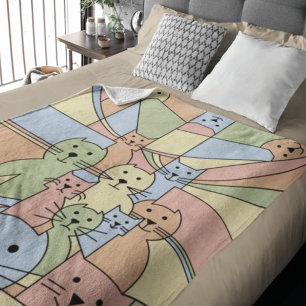 Manta Polar Gatos de Whisker Wonders