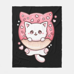 Manta Polar Gatos kawaii guisados no hacen gatos graciosos a A