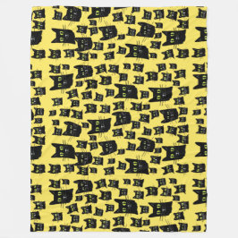 Manta Polar Gatos negros fantasmales