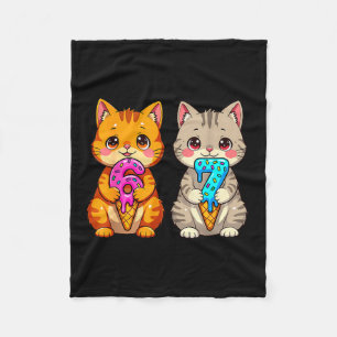 Manta Polar Gatos Neko Kawaii Lindos Meme Divertido Drip Sesen