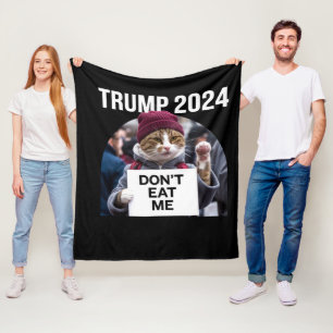 Manta Polar Gatos No Me Coman Para Trump 2024 