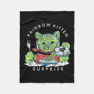Manta Polar Gatos Rainbow Kitten Surprise Cute Etro Animal