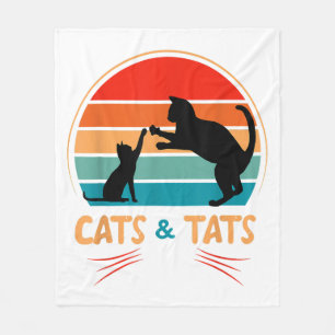 Manta Polar Gatos & Tats - Gato 