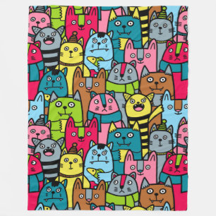 Manta Polar Gatos y gatos