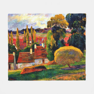 Manta Polar Gauguin: Granja en Bretaña, famosa pintura