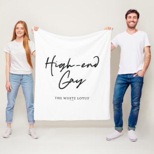 Manta Polar Gay de gama alta - El Lotus blanco