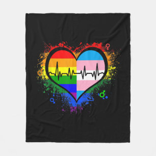 Manta Polar Gay Lesbian Gay Lesbiana LGBT Gay Heartbeat L