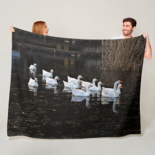 Manta Polar GEESE en el POND