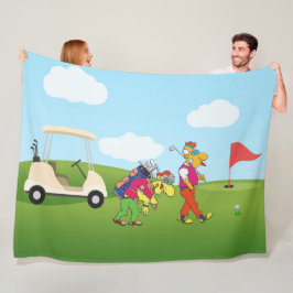 Manta Polar Geezer Golf Fleece Blanket