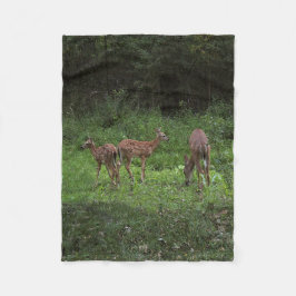 Manta Polar Gemelos y su mamá