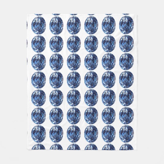 Manta Polar Gemstone Aquamarine, azul cielo (Anverso)