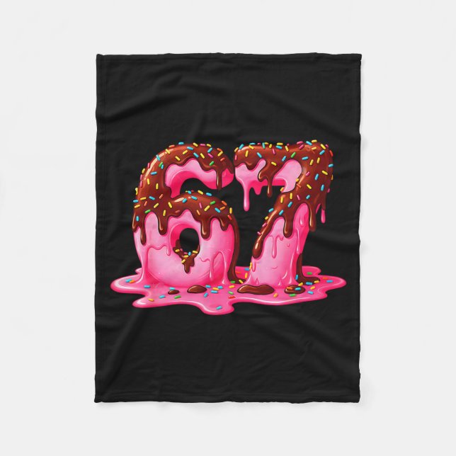 Manta Polar Gen Alpha Slang Kids 67 Ice Cream Drip Six Seven  (Anverso)