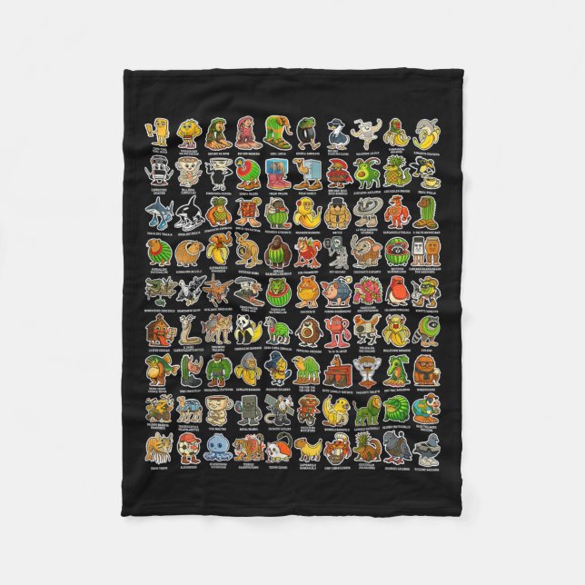 Manta Polar Gen Z Gracioso Meme 90 Brainrot Char (Anverso)