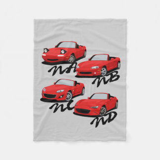 Manta Polar Generaciones de Miata