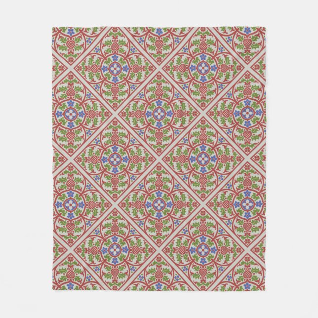 Manta Polar "Geneveive" Medallón de la Fleece del Renacimiento (Anverso)