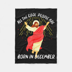 Manta Polar Gente Cool Nace En Diciembre Cristiano Navidad