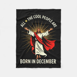 Manta Polar Gente Cool Nace En Diciembre Navidad Cristiana