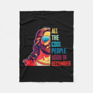Manta Polar Gente Cool Nace En Diciembre Navidad Cristiana