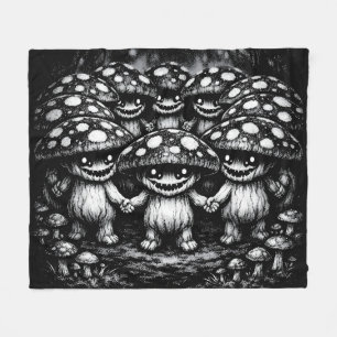 Manta Polar Gente Hongo • Criaturas del Bosque por BurnsInHell