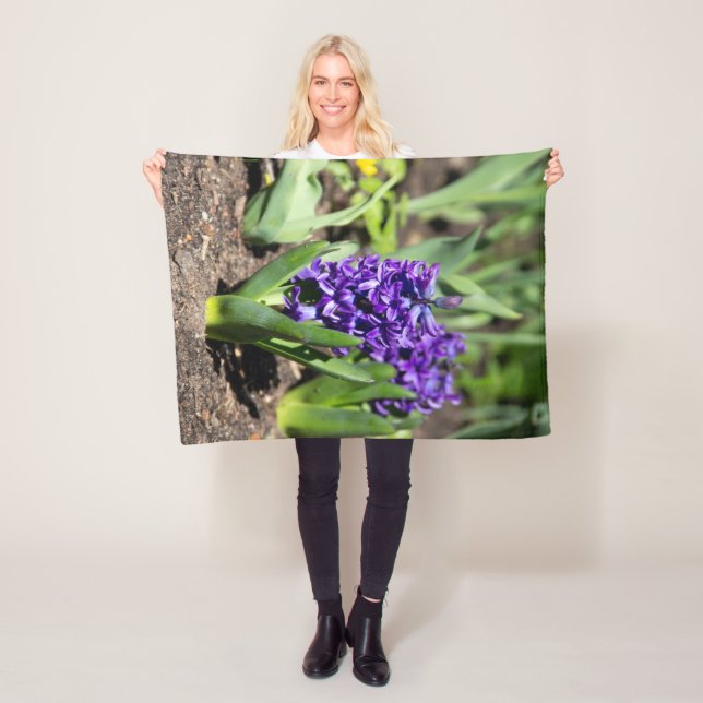 Manta Polar Geocinth azul en primavera (In situ)