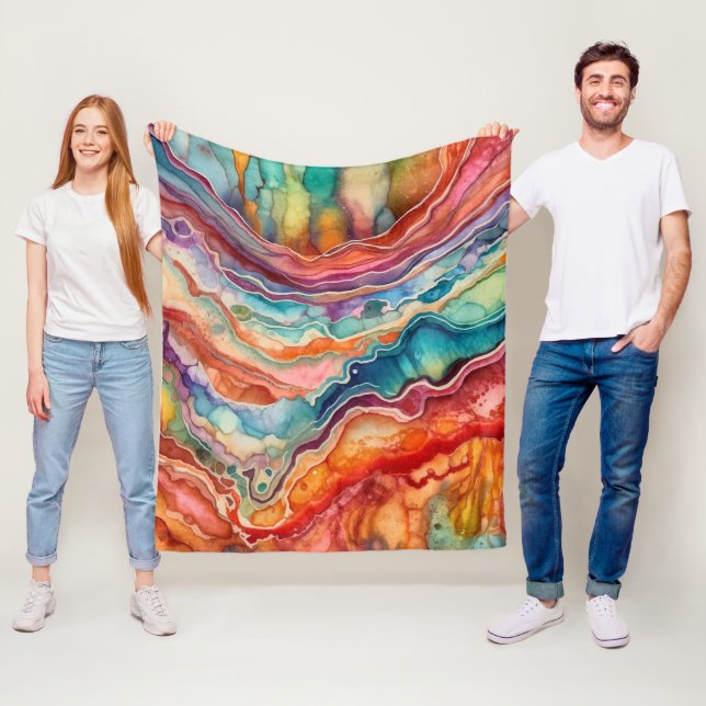 Manta Polar Geode Gemstone (2) (In situ)