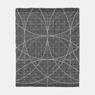 Manta Polar Geometría sagrada Círculos Flor de vida