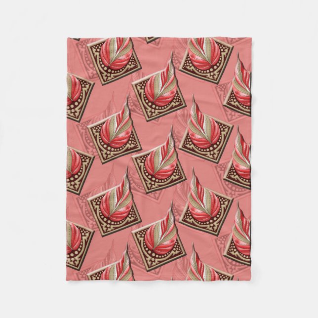Manta Polar Geometría suave (Anverso)