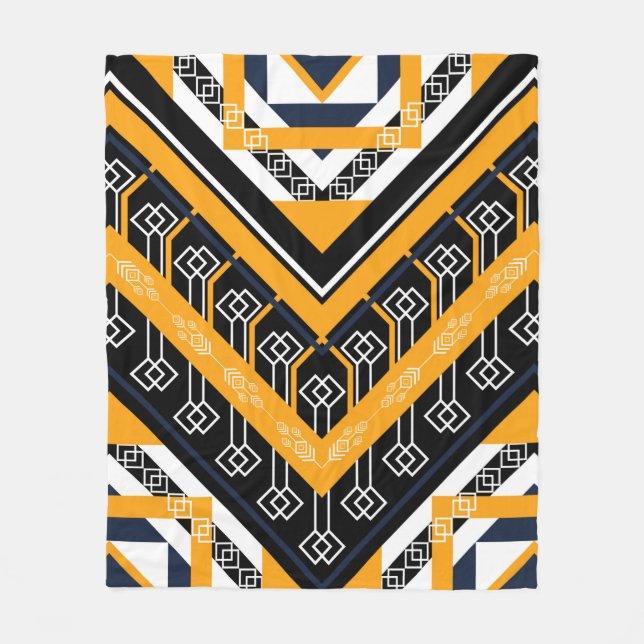 Manta Polar Geometric ethnic oriental pattern traditional desi (Anverso)