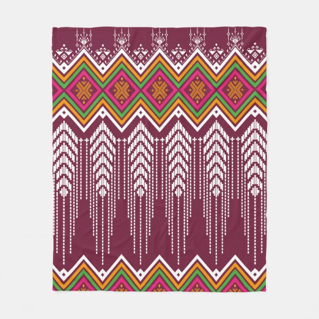 Manta Polar Geometric ethnic pattern traditional background, v (Anverso)