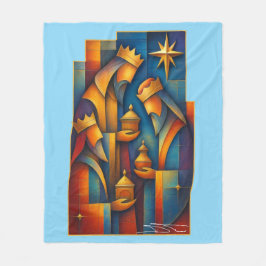 Manta Polar Geometric Magi - Three Wise Men Christmas Star Art