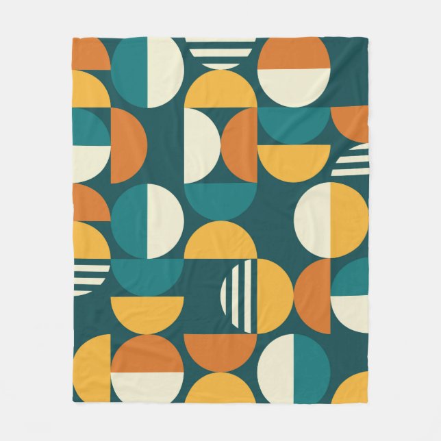 Manta Polar Geometric mid-century modern seamless pattern - 60 (Anverso)