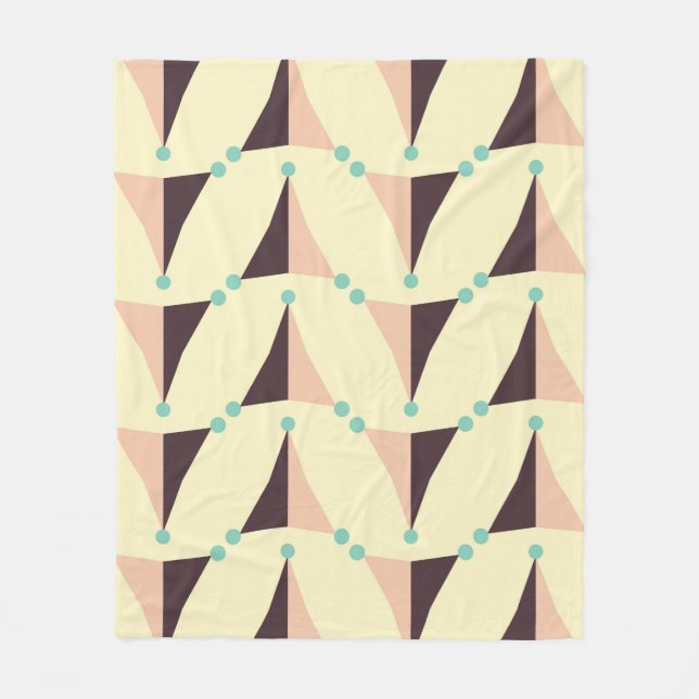 Manta Polar Geometric pattern in retro vibe (Anverso)