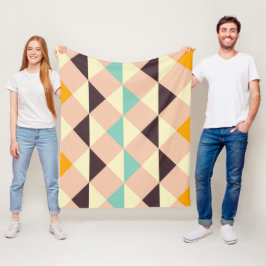 Manta Polar Geometric pattern overlapping diamonds & triangle