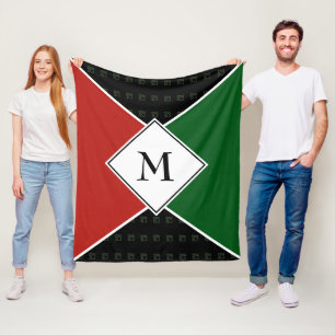 Manta Polar Geométrico de MONOGRAM elegante Colores panafric