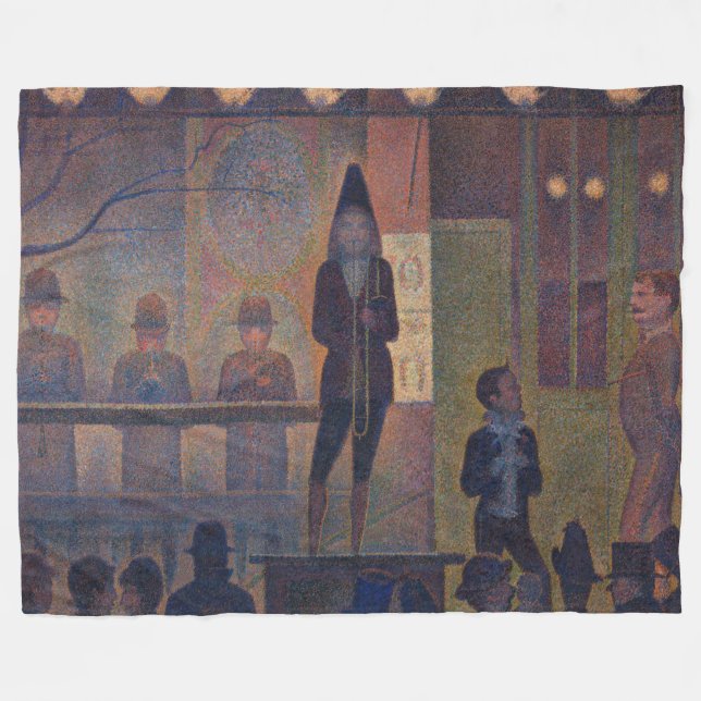 Manta Polar Georges Seurat - Circus Slideshow (Frente (Horizontal))