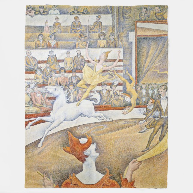 Manta Polar Georges Seurat - El circo (Anverso)