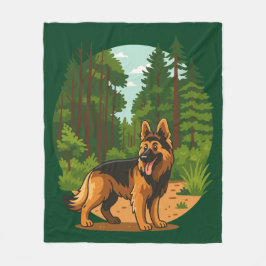 Manta Polar German Shepherd Forest Adventure Dog 
