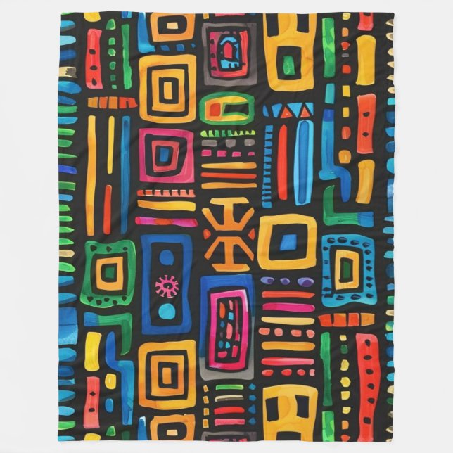 Manta Polar Ghana Kente (Anverso)