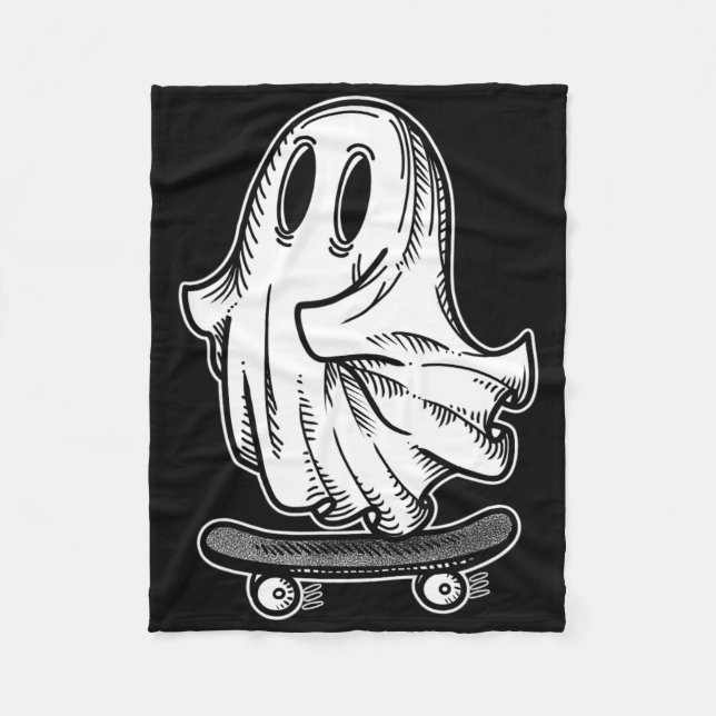 Manta Polar Ghost Skateboarder Blackwork (Anverso)