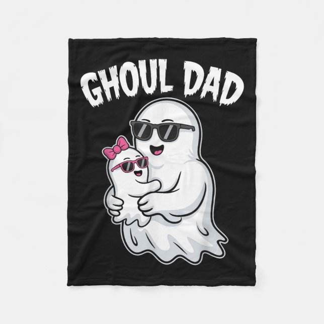 Manta Polar Ghoul Dad Shirt Men Daddy Spooky Halloween Ghost C (Anverso)