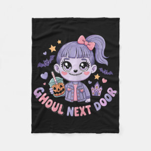 Manta Polar Ghoul Next Door Kawaii Chica Zombie Spooky Cute Ha